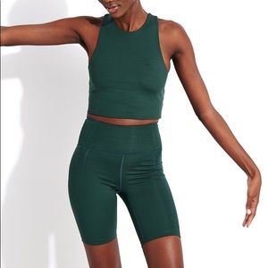 NWOT Girlfriend Collective Dylan Bra, Moss | Sz S